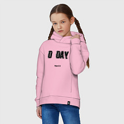 Толстовка оверсайз детская D DAY Agust D, цвет: светло-розовый — фото 2