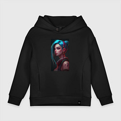 Детское худи оверсайз Jinx art Arcane League of Legends