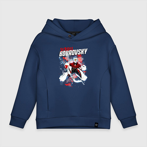 Детское худи оверсайз Бобровский Флорида Пантерз / Тёмно-синий – фото 1