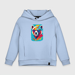 Детское худи оверсайз Pop-Art Panda