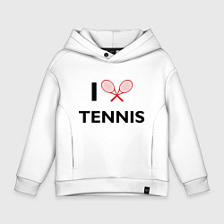 Детское худи оверсайз I Love Tennis