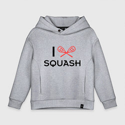 Детское худи оверсайз I Love Squash