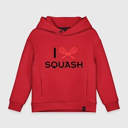 Детское худи оверсайз I Love Squash