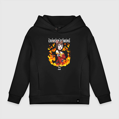 Детское худи оверсайз Kono Subarashii Megumin / Черный – фото 1