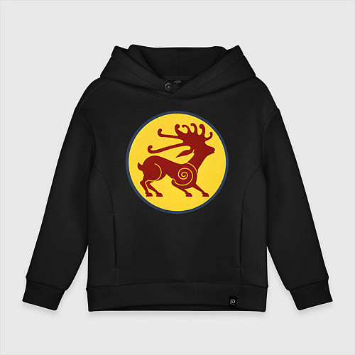 Детское худи оверсайз Царские скифы Total War: Rome II / Черный – фото 1