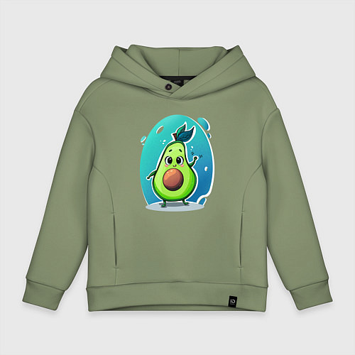 Детское худи оверсайз Cute avocado / Авокадо – фото 1