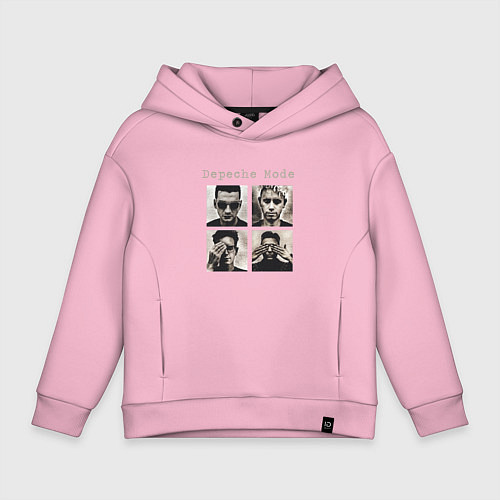 Детское худи оверсайз Depeche Mode - Violator Live 01 / Светло-розовый – фото 1