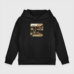 Толстовка оверсайз детская Pantera cowboys from hell, цвет: черный