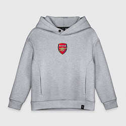 Толстовка оверсайз детская Arsenal fc sport club, цвет: меланж