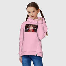 Толстовка оверсайз детская Vinland Saga Торфинн, цвет: светло-розовый — фото 2