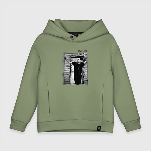 Детское худи оверсайз Depeche Mode - Dave Gahan by Anton Corbijn / Авокадо – фото 1