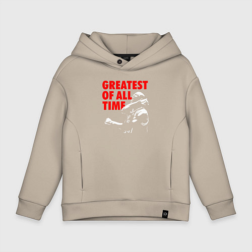 Детское худи оверсайз Jordan greatest of all time / Миндальный – фото 1