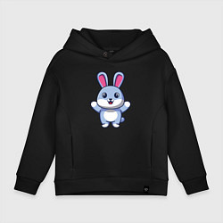 Детское худи оверсайз Hello bunny