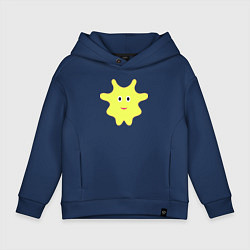 Детское худи оверсайз Желтый веселый маскот
