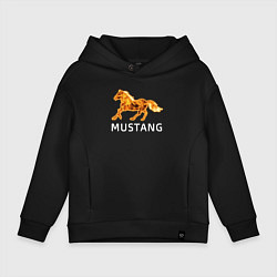 Детское худи оверсайз Mustang firely art