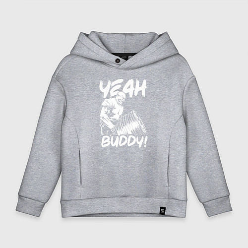 Детское худи оверсайз Ронни Коулман / Меланж – фото 1