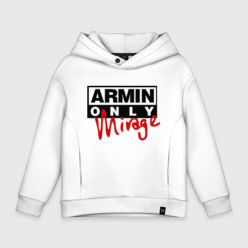 Детское худи оверсайз Armin Only: Mirage / Белый – фото 1