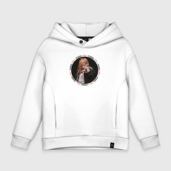 Толстовка оверсайз детская Пауэр - охотница на демонов, цвет: белый