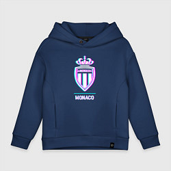 Детское худи оверсайз Monaco FC в стиле glitch