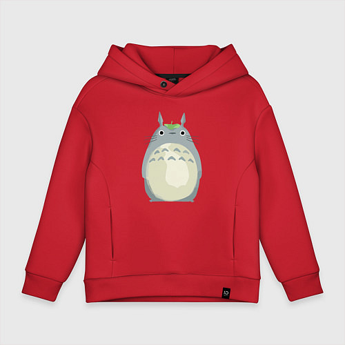 Детское худи оверсайз Neighbor Totoro / Красный – фото 1