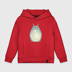 Толстовка оверсайз детская Neighbor Totoro, цвет: красный
