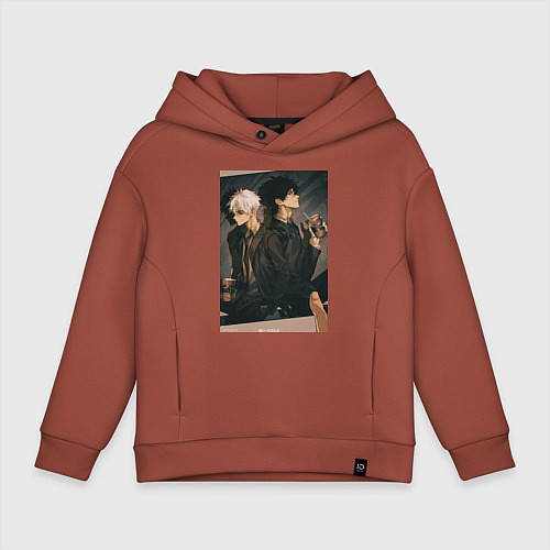 Детское худи оверсайз Гуан Лу Сяоши Чэн / Кирпичный – фото 1