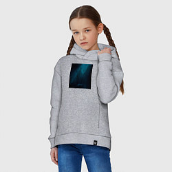 Толстовка оверсайз детская Million Dollar Depression, цвет: меланж — фото 2