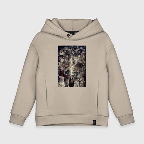 Детское худи оверсайз Магическая битва Мэгуми Фусигуро Сукуна / Миндальный – фото 1