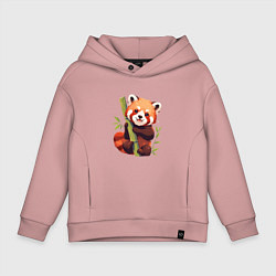 Детское худи оверсайз The Red Panda