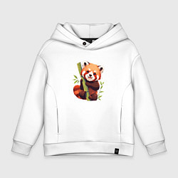 Детское худи оверсайз The Red Panda