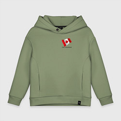 Детское худи оверсайз Im Canadian - motto