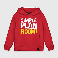 Детское худи оверсайз Simple plan - boom