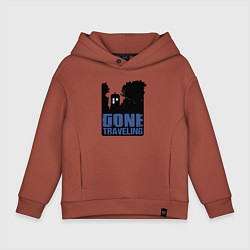 Детское худи оверсайз Отправился путешествовать