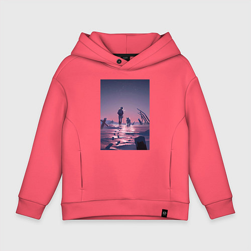 Детское худи оверсайз Для тебя Бессмертный Фуши / Коралловый – фото 1
