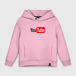 Детское худи оверсайз You tube logo