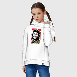 Толстовка оверсайз детская Родом из Революции, цвет: белый — фото 2