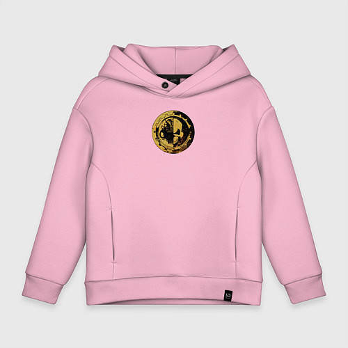 Детское худи оверсайз Механикус Warhammer / Светло-розовый – фото 1