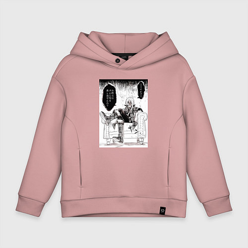 Детское худи оверсайз О моём перерождении в слизь Римуру Темпест манга / Пыльно-розовый – фото 1