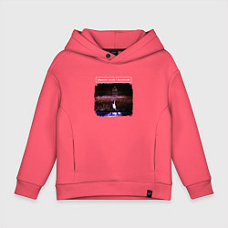 Толстовка оверсайз детская Depeche Mode - Gahan devotional tour, цвет: коралловый