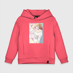 Толстовка оверсайз детская Марин Китагава косплей, цвет: коралловый