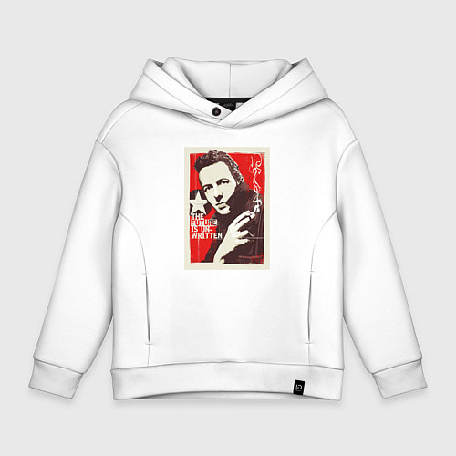 Детское худи оверсайз Joe Strummer of the Clash / Белый – фото 1