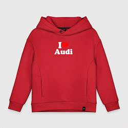 Детское худи оверсайз I love Audi