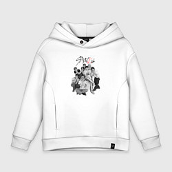 Толстовка оверсайз детская Stray Kids 6th Anniversary, цвет: белый
