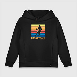 Детское худи оверсайз Basketball lettering