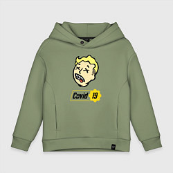 Детское худи оверсайз Vault boy - covid 19