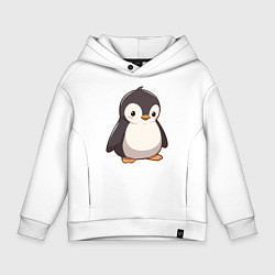 Детское худи оверсайз Пингвин аниме