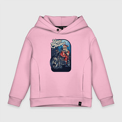 Детское худи оверсайз Santa Biker