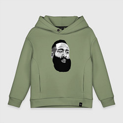 Толстовка оверсайз детская James Harden, цвет: авокадо