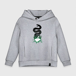 Толстовка оверсайз детская Дневник Тома Реддла - Гарри Поттер, цвет: меланж