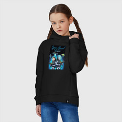 Толстовка оверсайз детская Rick and Morty - space special forces, цвет: черный — фото 2